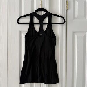 Lululemon cool racerback Black Tank Top sz 4